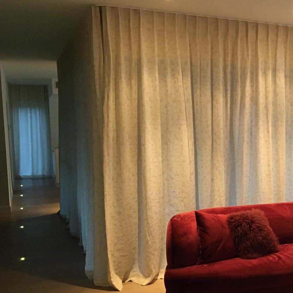 Enkele plooi gordijnen